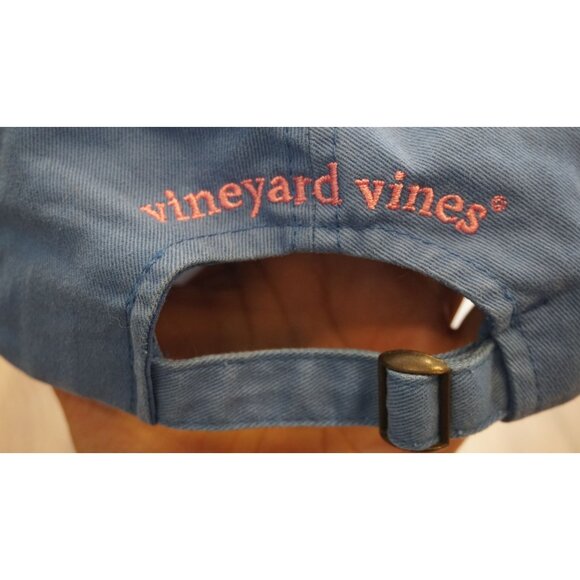 Vineyard Vines Blue Whale Logo Baseball Cap Adjustable - Picture 11 of 13